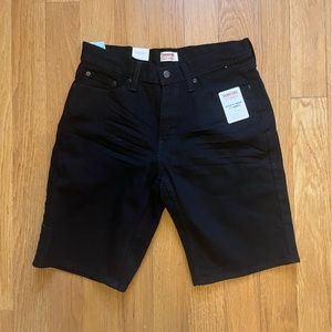 NWT Signature by Levi Strauss Black Denim Shorts Size 30